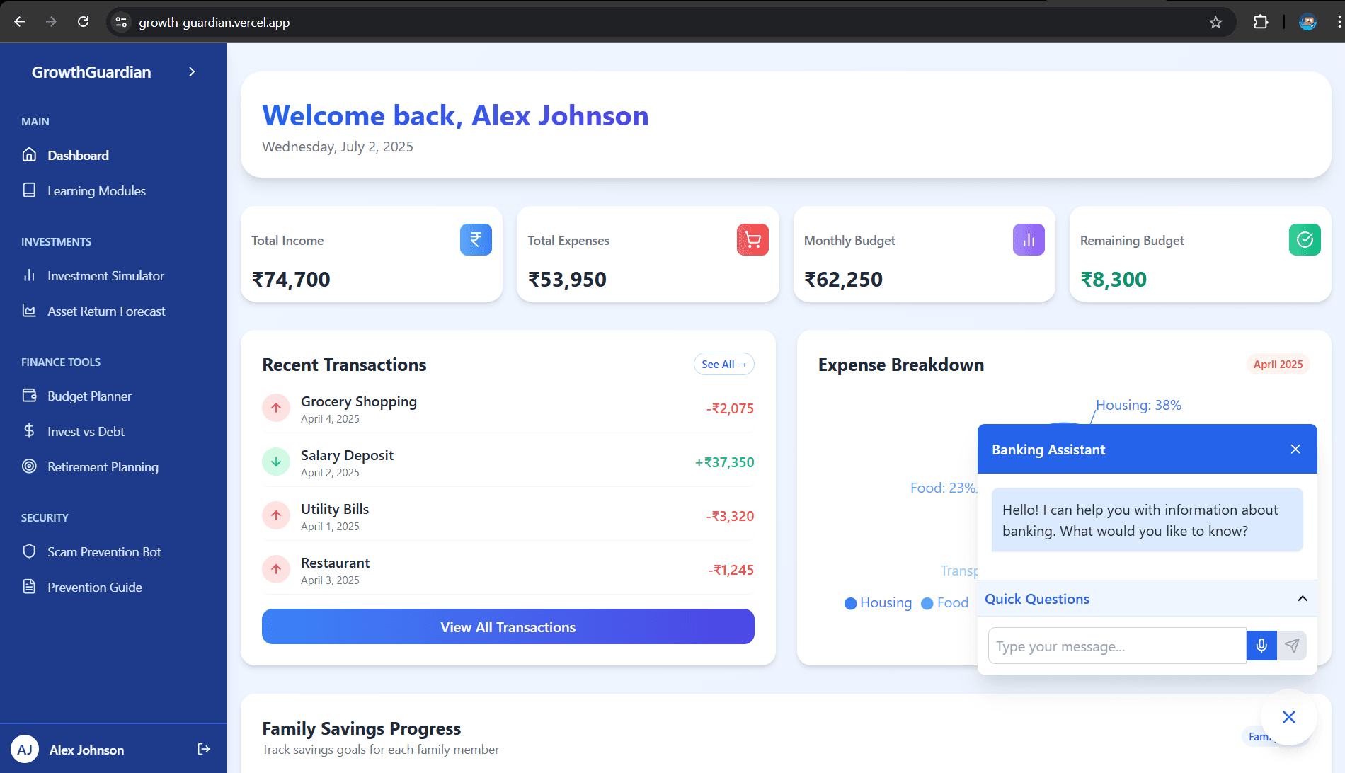 Growth Guardian Platform